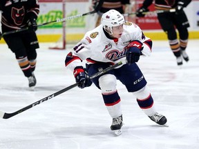 Cameron Hebig is delighted to be a member of the Regina Pats, with whom he has been reunited with former Saskatoon Blades head coach Dave Struch.