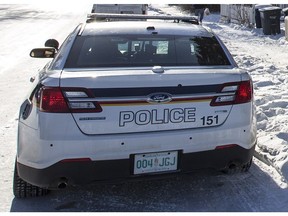 A Saskatoon police car