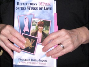 Francesca Iosca-Pagnin  documented her remarkable, faith-filled journey with breast cancer in REFLECTIONS 'NPINK ON THE WINGS OF LOVE. Photo by Darlene Polachic