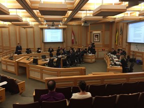 Saskatoon city council meets at city hall in this Dec. 18, 2017 photo. (PHIL TANK/The StarPhoenix)