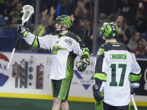Ryan Keenan (left) and Robert Church, shown during Saskatchewan's win over Vancouver last weekend, picked up a repeat victory on Saturday in B.C.