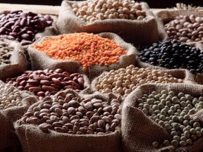 Lentils in bags are shown in a handout photo. Canada&#039;s producers of peas and lentils are preparing for the possibility that their largest market may soon shut down imports because of a purported problem with pests. THE CANADIAN PRESS/HO-Pulse Canada MANDATORY CREDIT