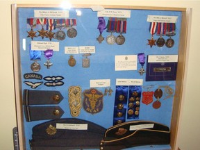 Some of the Second World War memorabilia that has been stolen from the Asquith Seniors Centre. (supplied)