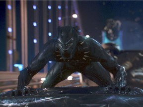 This image released by Disney shows a scene from Marvel Studios' "Black Panther." (Matt Kennedy/Marvel Studios-Disney via AP) ORG XMIT: NYET138