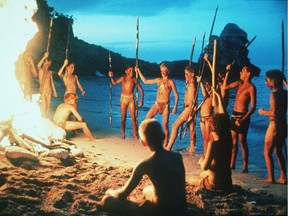 Scene from the classic movie Lord of The Flies.