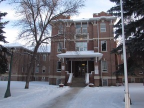 The Saskatchewan Hospital in North Battleford, Sask. is shown on Wednesday, Feb. 6, 2018. The mental hospital, built in 1913, will close later this year.