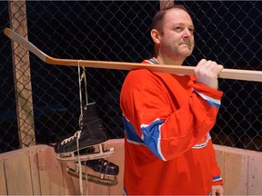 Sean Hoy reprises his role as Rink Rat Brown in Life After Hockey at Dancing Sky Theatre.