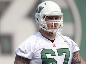 Centre Dan Clark signed a two-year contract extension with the Saskatchewan Roughriders in advance of Tuesday's free-agent deadline.