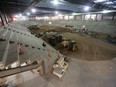 A tour of Merlis Belsher Place under construction at the University of Saskatchewan in Saskatoon on February 6, 2018.