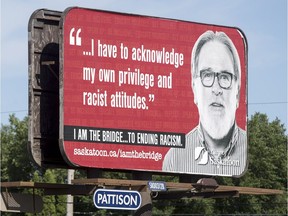 SASKATOON,SK--JULY 07/2017-0705 News Billboard- A billboard paid for by the City of Saskatoon stands along Circle Drive north of the intersection with 33rd Street West  in Saskatoon, SK on Tuesday, July 4, 2017.