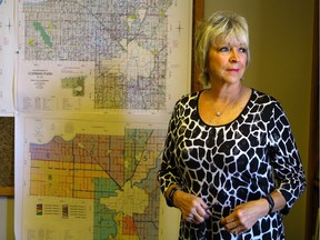 Reeve Judy Harwood of the rural municipality of Corman Park says a Canadian Pacific executive told her the rail company has no plans to move train tracks out of Saskatoon.