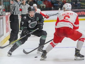 The U of S Huskies celebrated a 4-1 victory over the McGill Redmen on Friday to advance to Saturday's national semifinal.