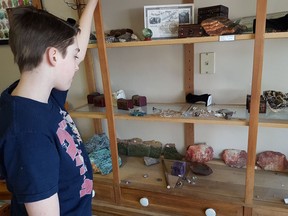 Judah Tyreman who runs the Sesula Mineral and Gem Museum in Radisson, Saskatchewan, was saddened when he uncovered someone had stolen a variety of rare specimens from his museum. (supplied)