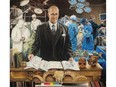 Dr. Wilder Penfield in a painting by Iris Hauser.
