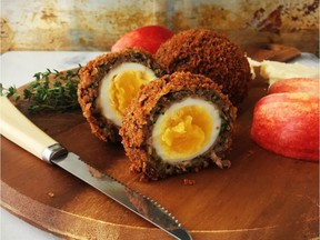 Scotch eggs are a savoury snack with a long history. (Renee Kohlman)
