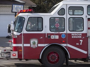 Saskatoon Fire Department responds to the scene