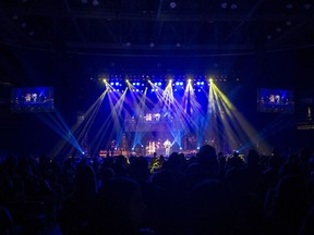 Chad Brownlee performs at the Country Thunder Humboldt Broncos Tribute in Saskatoon, SK on Friday, April 27, 2018.