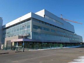 The Jim Pattison Children's Hospital is under construction in Saskatoon, SK on April 2, 2018.