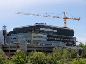 The Jim Pattison Children's Hospital is shown under construction in Saskatoon on May 30, 2017.