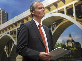 Saskatoon City manager Murray Totland announces his retirement at City Hall in Saskatoon, SK on Friday, September 22, 2017.