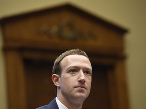 Facebook CEO and founder Mark Zuckerberg testifies during a US House Committee on Energy and Commerce hearing about Facebook on Capitol Hill in Washington, DC, April 11, 2018.