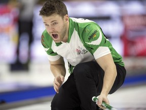 Saskatoon's Kirk Muyres — who is teamed with Edmonton's Laura Crocker — has earned a Saturday semifinal berth at the world mixed doubles championship