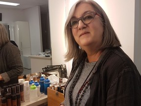 Makeup artist Geralyn Wraith is shown in this Sept. 29, 2017 handout photo. Acclaimed Canadian makeup artist Geralyn Wraith, who was an integral part of homegrown shows including "The Kids in the Hall" and "Kim's Convenience," has died. "Kim's Convenience" star Jean Yoon tells