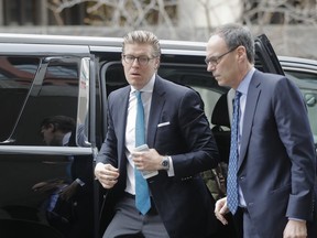 Alex van der Zwaan arrives Federal District Court in Washington, Tuesday, April 3, 2018.