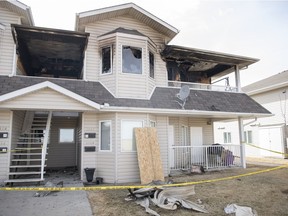 Regina Fire & Protective Services responded to a house fire in a multiunit condo on Sunday evening on the 4100 block of Buckingham Drive in Regina.