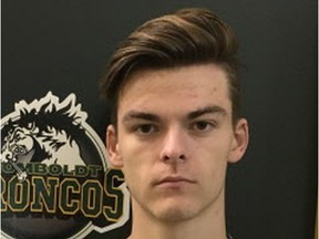 Humboldt Broncos goalie Jacob Wassermann played in two games with the Regina Pats this season.