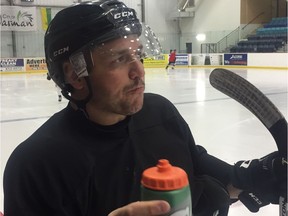 At age 40, long-time minor pro hockey journeyman Nathan Lutz is still playing the game he loves as he'll suit up for the host Rosetown Redwings in the 2018 Allan Cup.