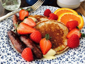 Lemon ricotta flax pancakes (Rene Kohlman)