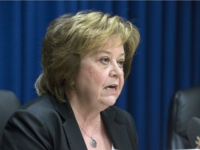 Finance Minister Donna Harpauer
