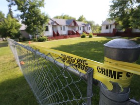 A small housing complex in the 300 block of Avenue R South was part of an investigation regarding a shooting on June 22, 2015, in Saskatoon. Dale Ahpay was convicted of attempted murder in 2017 in relation to the shooting.