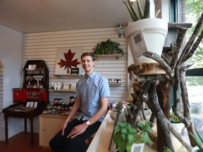 Brant Rumpel, owner of Joyne Marketplace at 101-733 Broadway Avenue in Saskatoon, Sask. on May 24, 2018.