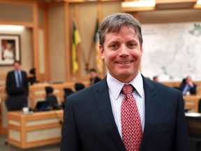 SASKATOON, SK - Jeff Jorgensen announced as city's new manager during city council in city council chambers in Saskatoon, Sask. on May 28, 2018.