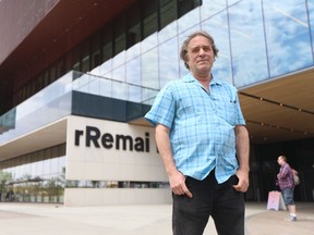 Composer and sound artist Gordon Monahan stands outside the Remai Art Gallery on May 29, 2018. Monaghan is scheduled to open the Strata New Music Festival at the gallery on June 1, and open a new sound installation exhibit.