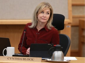 Coun. Cynthia Block pictured in Nov. 2017.