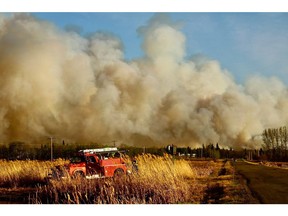 Alexa Fulton took photos at Holbein, Sask. on May 12 of the wildfire that is burning west of Prince Albert. (Photo used with permission of Alexa Fulton) ORG XMIT: hKJhzmRSXvBYt8a1DqBK