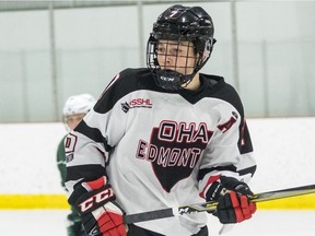 Colton Dach, who was selected by the Saskatoon Blades in the 2018 WHL Bantam Draft, hopes to one day join older brother Kirby Dach.