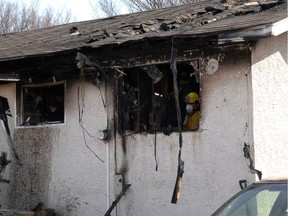 A view of the home at 4108 Princess Street the day after a March 31, 2009, fire destroyed much of the interior and burnt through part of the roof.