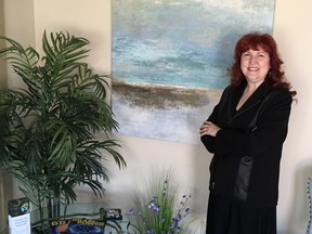 Cynthia Fey inside her new office, where she utilizes hypnotherapy to help free her clients from issues like anxiety, addictions and stress to help them reach their peak performance, in Saskatoon on May 12, 2018. (Erin Petrow/ Saskatoon StarPhoenix)