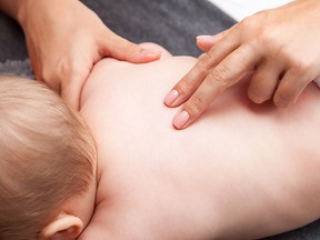 Newborns experience “nerve interference” or a misaligned cervical spine from the birthing process, even when delivered via caesarean section, and should get treatment as soon as possible, some chiropractors say.