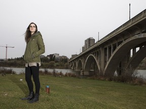 Katie Salmers is hoping the city will implement her initiative of placing signs on Saskatoon's bridges in an effort to deter suicide attempts.