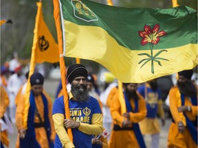 SASKATOON,SK--MAY 26 2018 0526-NEWS-SIKH PARADE- Members of the cityÕs Sikh community celebrate their culture in the second annual parade near Dundonald Park  in Saskatoon, SK on Saturday, May 26, 2018.