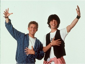 Bill and Ted, played by Alex Winter and Keanu Reeves, are back for a third installation of the series.