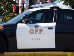 Ontario Provincial Police say a 47-year-old Thunder Bay woman was arrested and is charged with abduction in contravention of a court order, break and enter, and assault.