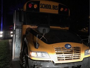 RCMP in Big River are investigating after they recovered a school bus believed to have been stolen from the Ahtahkakoop First Nation. (supplied)