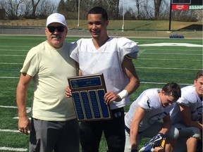 The Saskatoon Hilltops wrapped up their annual spring camp with their Blue and Gold Game on Sunday afternoon at SMF Field.