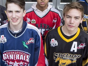 The Humboldt Broncos, who were involved in a tragic bus accident April 6 while en route to Nipawin for an SJHL playoff game, chose four Saskatoon players in Friday's SJHL Bantam Draft.